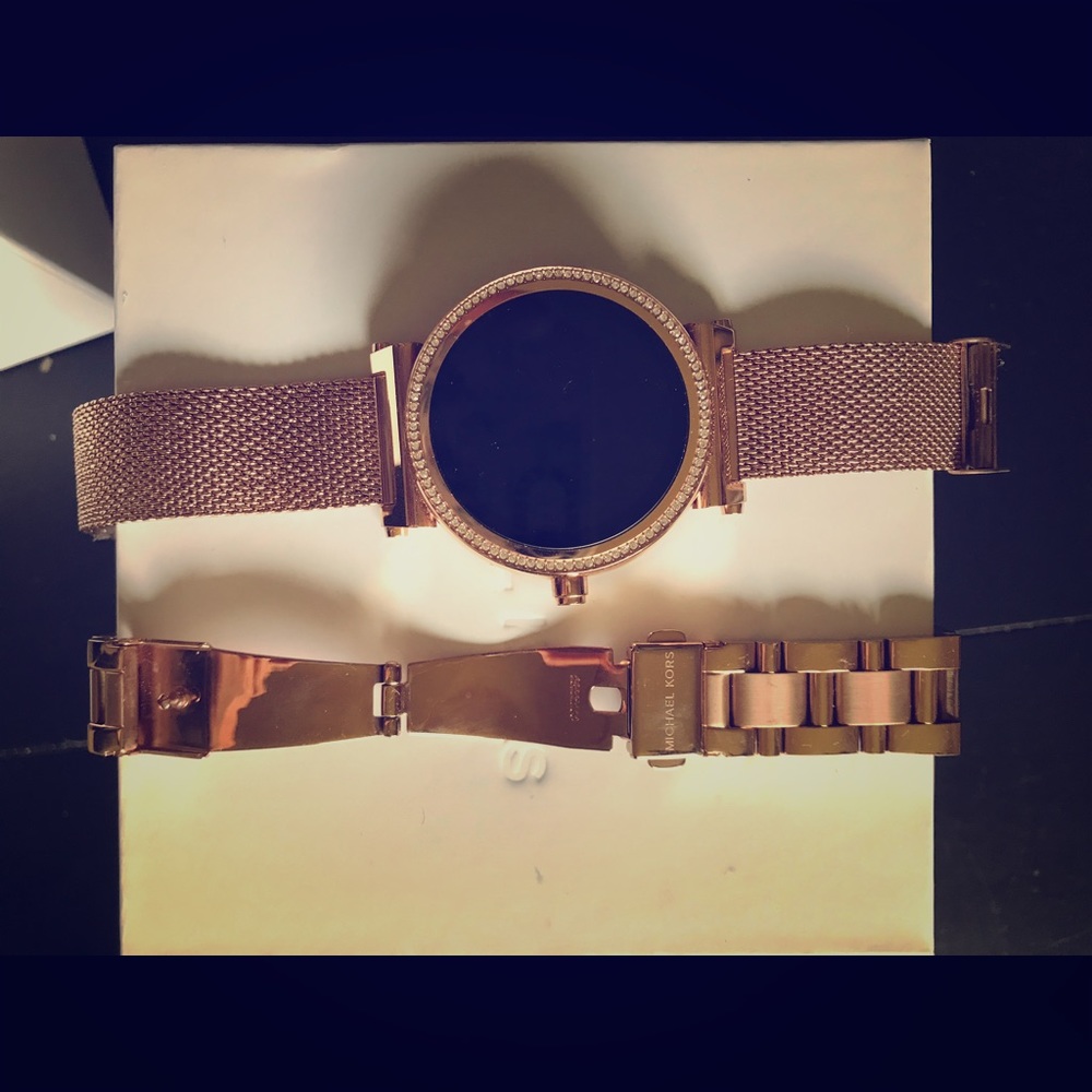 Michael Kors rose gold smartwatch